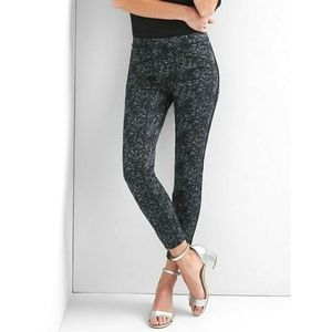 Bi-Stretch Skinny Ankle Floral Pants